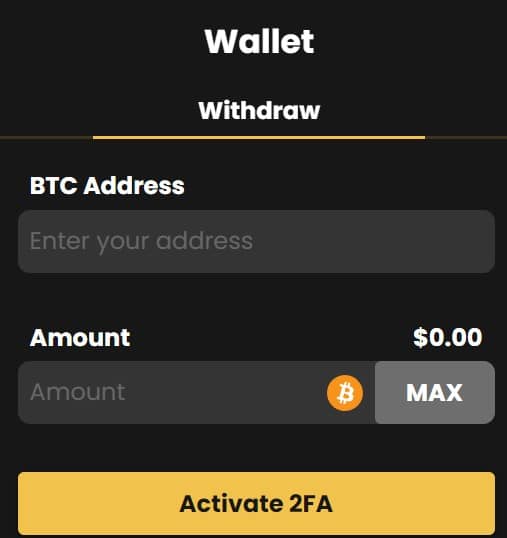 Lucky Block - Activate 2FA